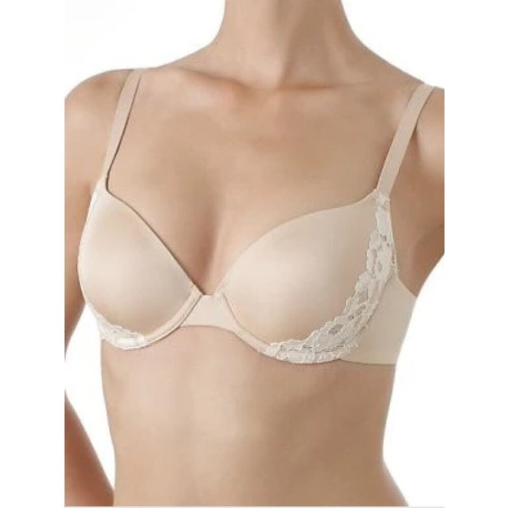 Wacoal Women's 853112 Opulence Contour Bra Underwire Lace Nude Tan Size 32DDD